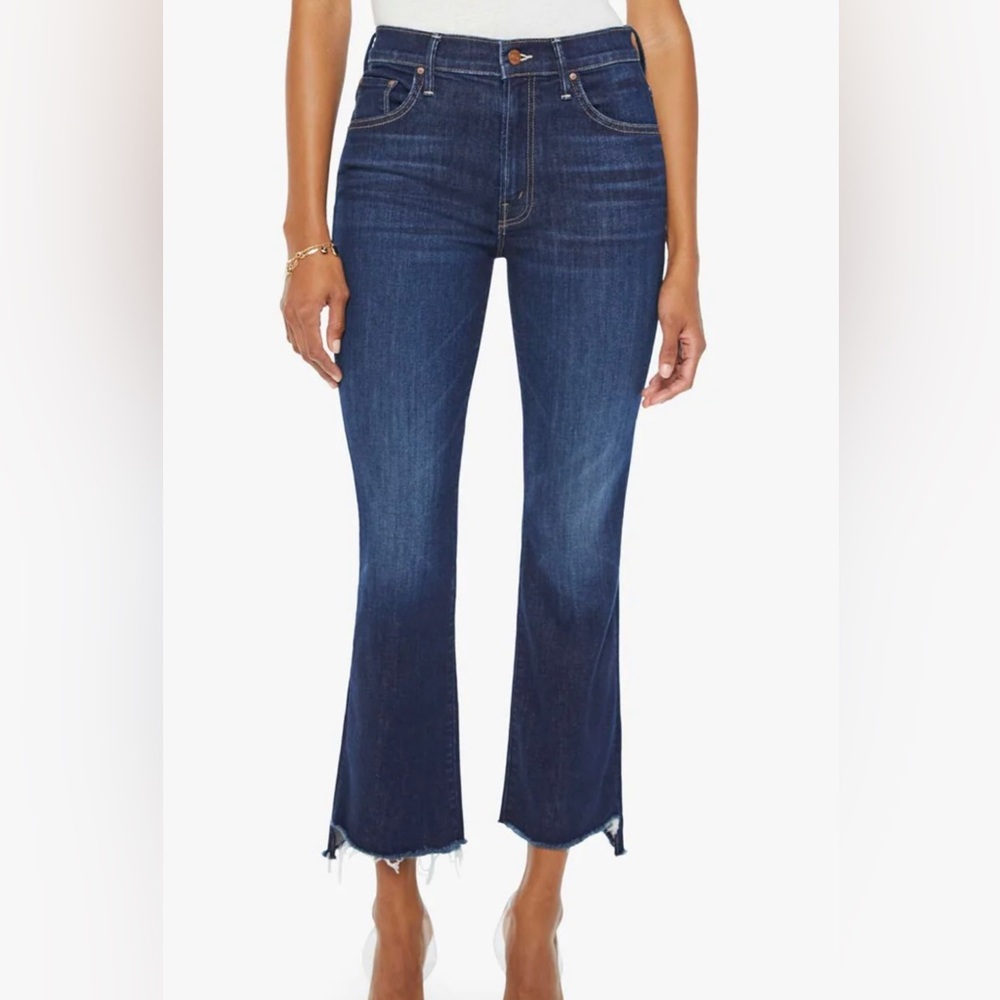 MOTHER DENIM | THE INSIDER CROP STEP FRAY | WASH: MOVIN’ ON UP | SIZE 29